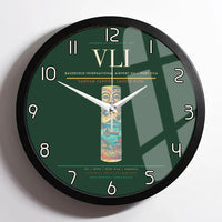 Thumbnail for Bauerfield International Airport (VLI) design on dark green framed wall clock