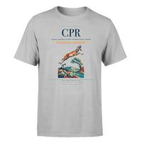 Thumbnail for Casper–Natrona County International Airport (CPR) T-Shirt single-side front print in Light Gray | caspernatrona-county-international-airport-cpr-double-side-t-shirt