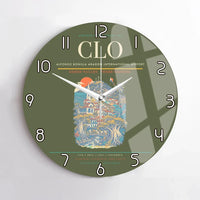 Thumbnail for Alfonso Bonilla Aragon International Airport CLO Wall-Clock No-Frame - Green Army