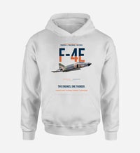 Thumbnail for F-4E PHANTOM II design on white hoodie single side