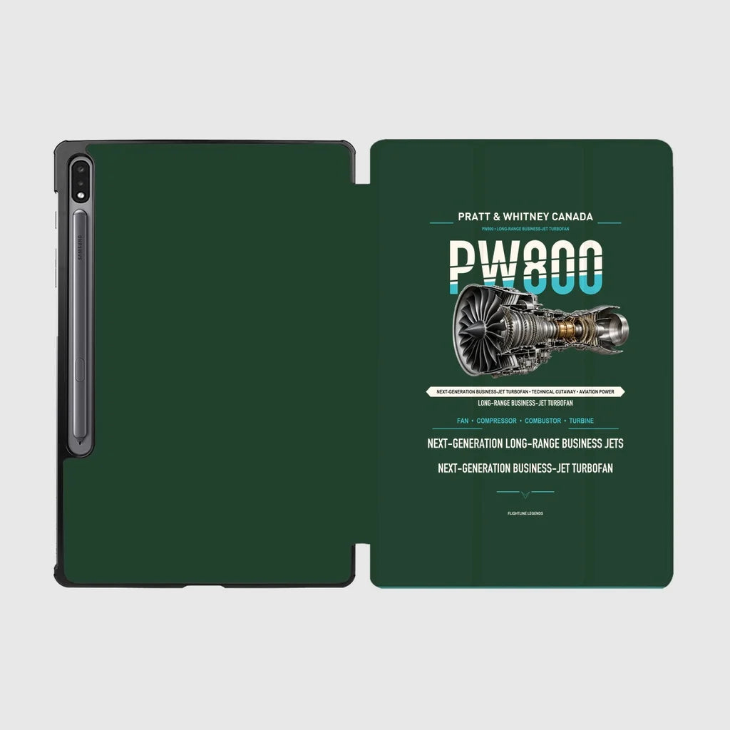 PW800 design on dark green samsung tablet tablet case