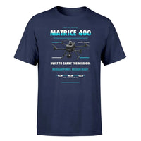 Thumbnail for DJI Matrice 400 design on navy blue single side