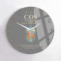 Thumbnail for Colorado Springs Airport COS Wall-Clock No-Frame - Gray