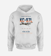 Thumbnail for KC-97L STRATOFREIGHTER design on white double-side hoodie, single-side print