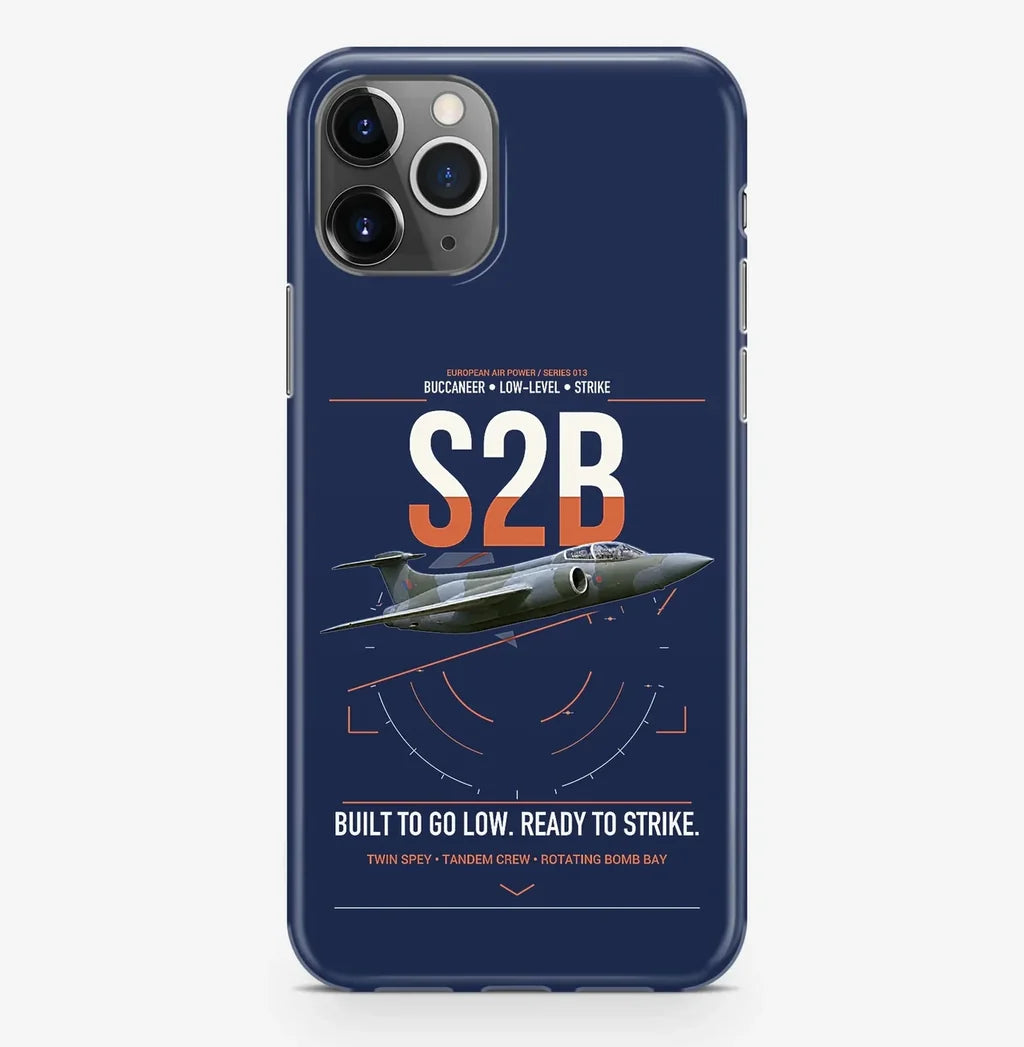 Blackburn Buccaneer S2B design on navy blue magsafe iphone case, for iPhone Pro Max