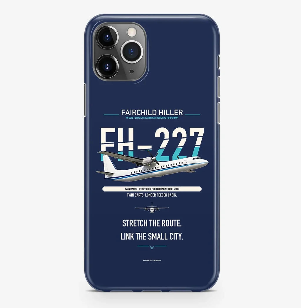 Fairchild Hiller FH-227B Case ProMax design on navy blue iphone case promax