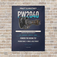 Thumbnail for PW2040 vertical canvas print - no frame - navy blue background
