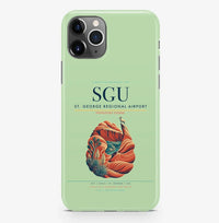 Thumbnail for St. George Airport (SGU) design on light green iPhone 16 Pro MagSafe case