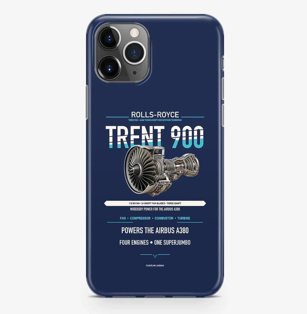 TRENT 900 Case ProMax design on navy blue iphone case promax