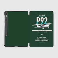 Thumbnail for Tecnam P92 Echo MkII design on dark green samsung tablet tablet case