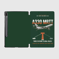 Thumbnail for Airbus A330 MRTT design on dark green samsung tablet tablet case