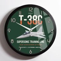 Thumbnail for T-38C Talon design on dark green framed wall clock