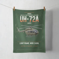 Thumbnail for Airbus UH-72A Lakota design on dark green towel