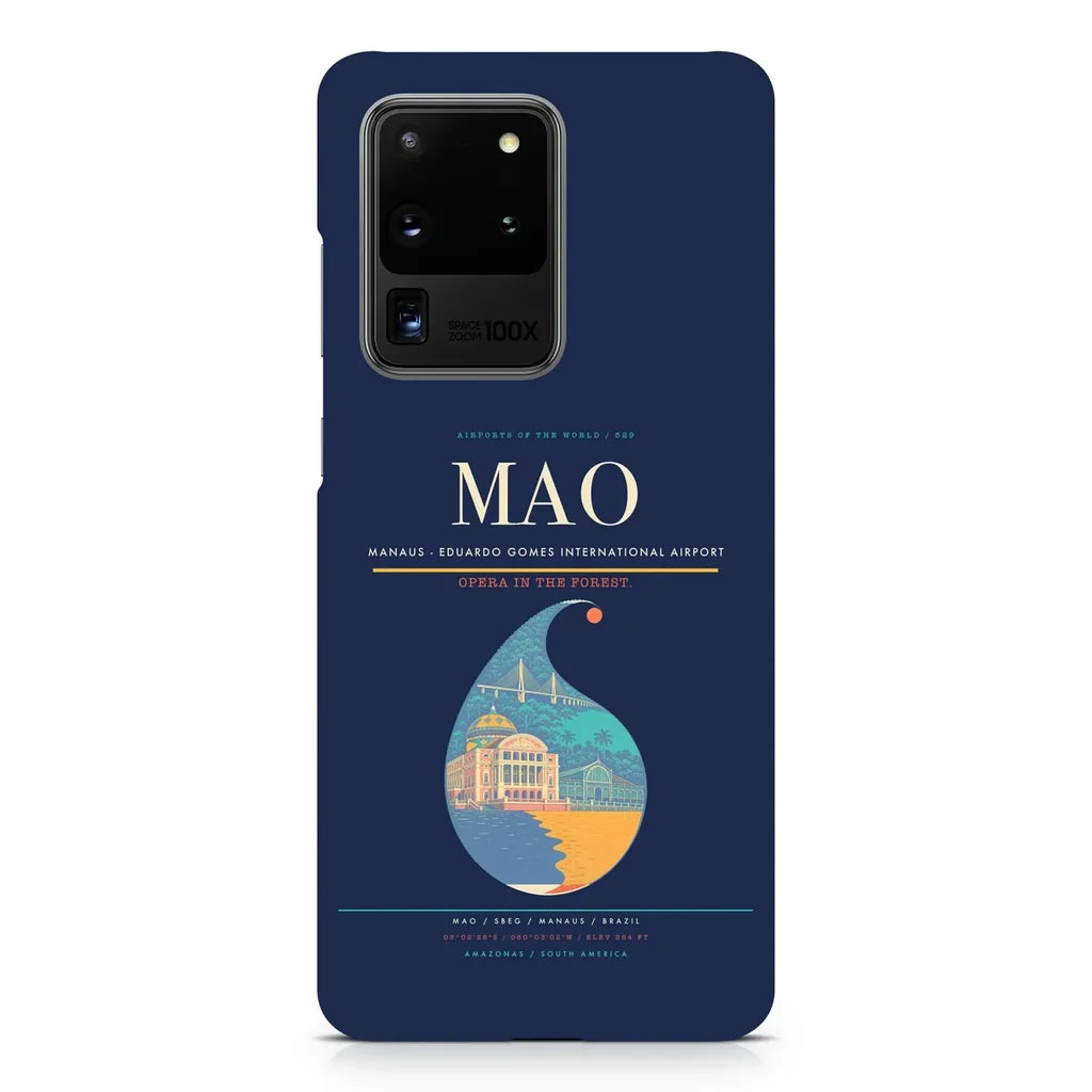 Manaus - Eduardo Gomes International Airport MAO Samsung Case - Navy Blue