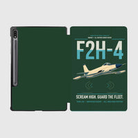 Thumbnail for F2H-4 Banshee design on dark green samsung tablet tablet case