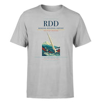 Thumbnail for Redding Regional Airport (RDD) T-Shirt single-side front print in Light Gray | redding-regional-airport-rdd-double-side-t-shirt