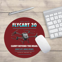 Thumbnail for DJI FlyCart 30 design on dark red round mouse pad