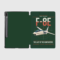 Thumbnail for F-8E Crusader design on dark green samsung tablet tablet case