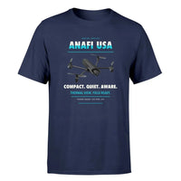 Thumbnail for Parrot ANAFI USA design on navy blue single side