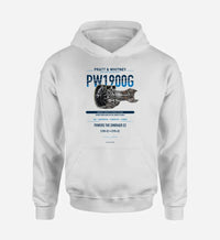 Thumbnail for PW1900G design on white hoodie single side