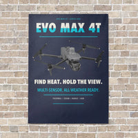 Thumbnail for Autel EVO Max 4T vertical canvas print - no frame - navy blue background