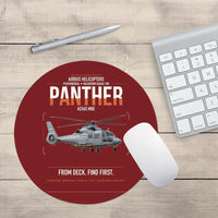 Thumbnail for Airbus Helicopters AS565 MBe Panther design on dark red round mouse pad