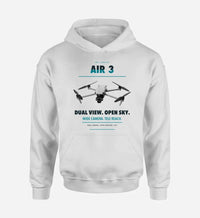 Thumbnail for DJI Air 3 design on white hoodie single side