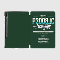 Thumbnail for Tecnam P2008JC NG design on dark green samsung tablet tablet case