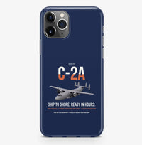 Thumbnail for C-2A Greyhound design on navy blue magsafe iphone case, for iPhone Pro Max