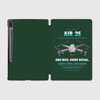 Thumbnail for DJI Air 2S design on dark green samsung tablet tablet case