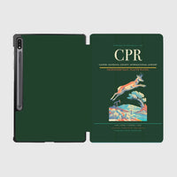 Thumbnail for Casper–Natrona County International Airport (CPR) design on dark green samsung tablet tablet case