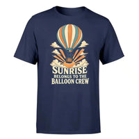 Thumbnail for SIGNAL 566 - Sunrise Belongs To The Balloon Crew - Premium T-Shirt design on navy blue premium t shirt