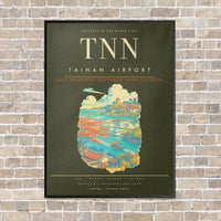 Thumbnail for Tainan Airport TNN - Canvas Framed - Green Army