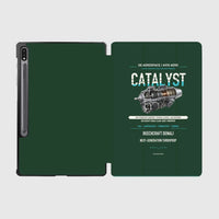 Thumbnail for CATALYST design on dark green samsung tablet tablet case