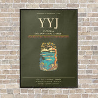 Thumbnail for Victoria International Airport YYJ - Canvas Framed - Green Army