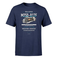 Thumbnail for M250-B17F design on navy blue single side