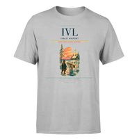 Thumbnail for Ivalo Airport (IVL) T-Shirt single-side front print in Light Gray | ivalo-airport-ivl-double-side-t-shirt