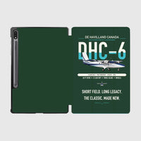 Thumbnail for DHC-6 Twin Otter Classic 300-G design on dark green samsung tablet tablet case