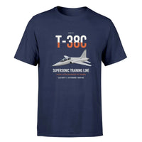 Thumbnail for T-38C Talon design on navy blue double-side t-shirt, single-side print