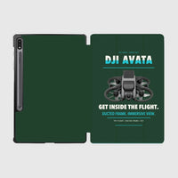 Thumbnail for DJI Avata design on dark green samsung tablet tablet case