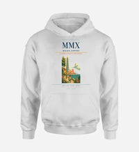 Thumbnail for Malmo Airport (MMX) design on white hoodie single-side print
