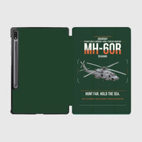 Thumbnail for Sikorsky MH-60R Seahawk design on dark green samsung tablet tablet case