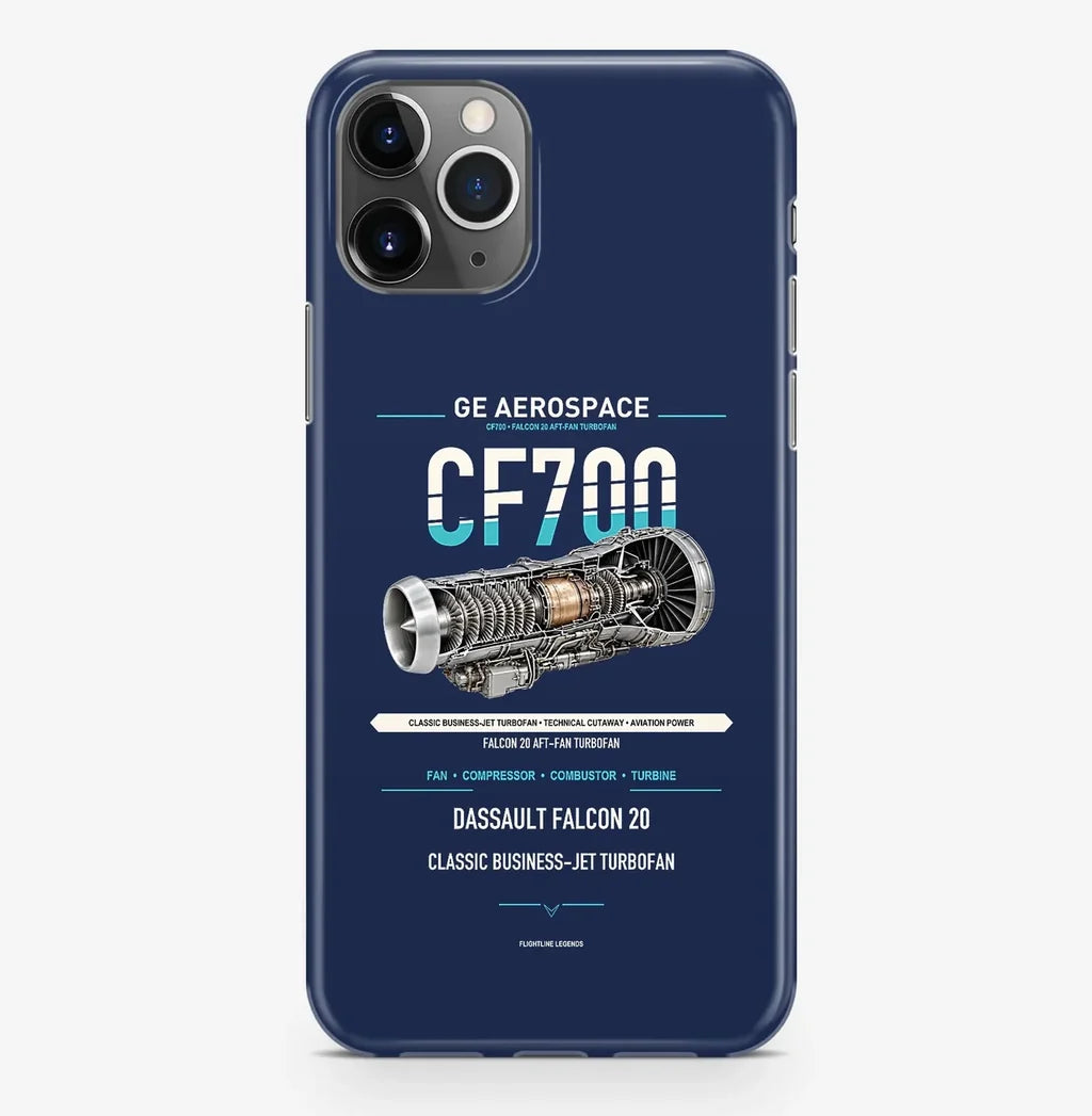 CF700 Case ProMax design on navy blue iphone case promax