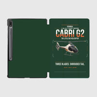 Thumbnail for Guimbal Cabri G2 design on dark green samsung tablet tablet case
