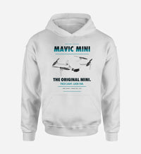 Thumbnail for DJI Mavic Mini design on white hoodie single side