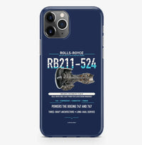 Thumbnail for RB211-524 Case ProMax design on navy blue iphone case promax