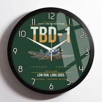 Thumbnail for TBD-1 Devastator design on dark green framed wall clock