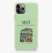 Thumbnail for Maastricht Airport (MST) design on light green iPhone 16 Pro MagSafe case