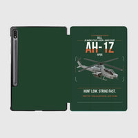 Thumbnail for Bell AH-1Z Viper design on dark green samsung tablet tablet case