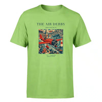 Thumbnail for VINTAGE G4025 - The Air Derby - Premium T-Shirt design on lightgreen premium t shirt